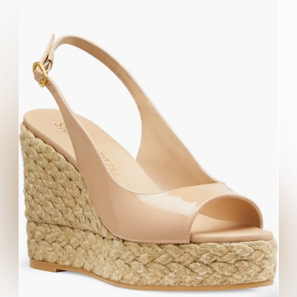 Stuart Weitzman Island Espadrille Wedge Sandal NWT (Size 5)